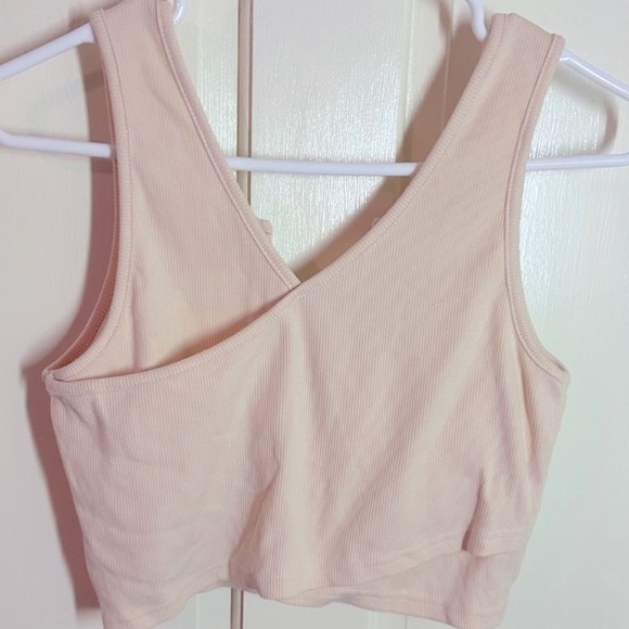 BUNDLE OF 2️⃣ We1Fit Longline Sports Bras Ribbed Cropped-Top Notched-Neck Size L - Picture 7 of 8